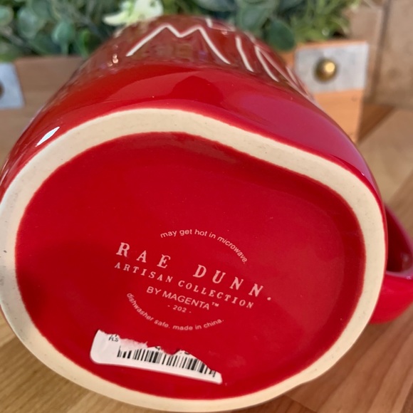 RAE DUNN BY MAGENTA RED “BE MINE” CERAMIC MUG - Picture 5 of 5